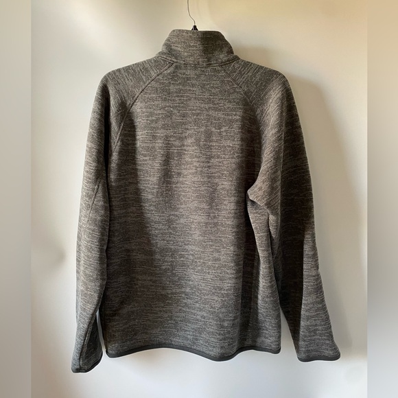 Patagonia Heathered Gray Quarter Zip Fleece Pullover | Men’s M - Picture 4 of 8